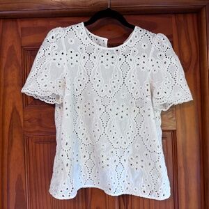 Sezane short sleeve blouse